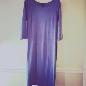 Midi-Length Body-Con Dress